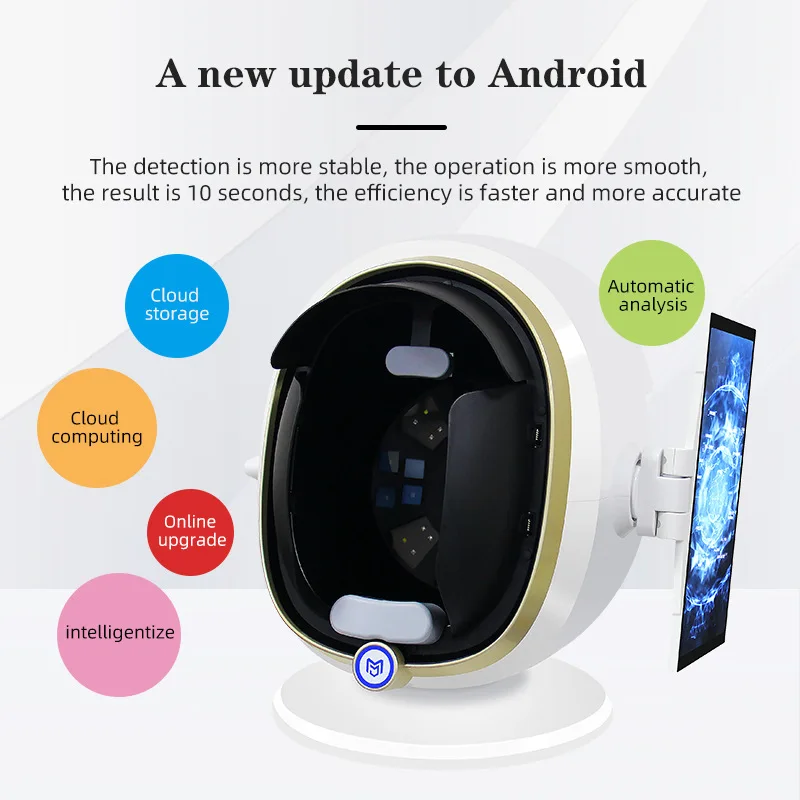 New 3D Scanner Face Skin Analyzer Machine Home Use