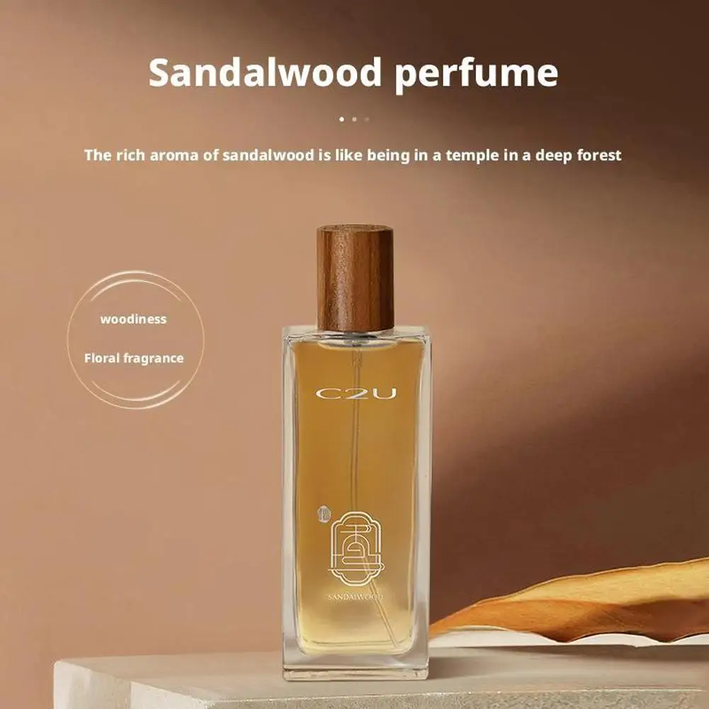 50 мл женские духи из сандалового дерева, натуральный свежий аромат древесины, аромат для домашнего офиса, стойкий аромат, легкий аромат с феромонами