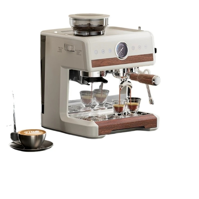 

Double pump boiler coffee machine, Italian household grinding integrated