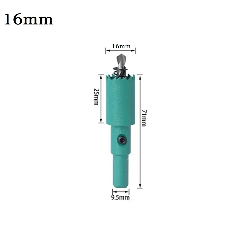 

16-50mm Bimetal Wood Hole Saw Drill Bit HSS M42 Core Hole Saw Woodworking For Plasterboard Opening Power Tools