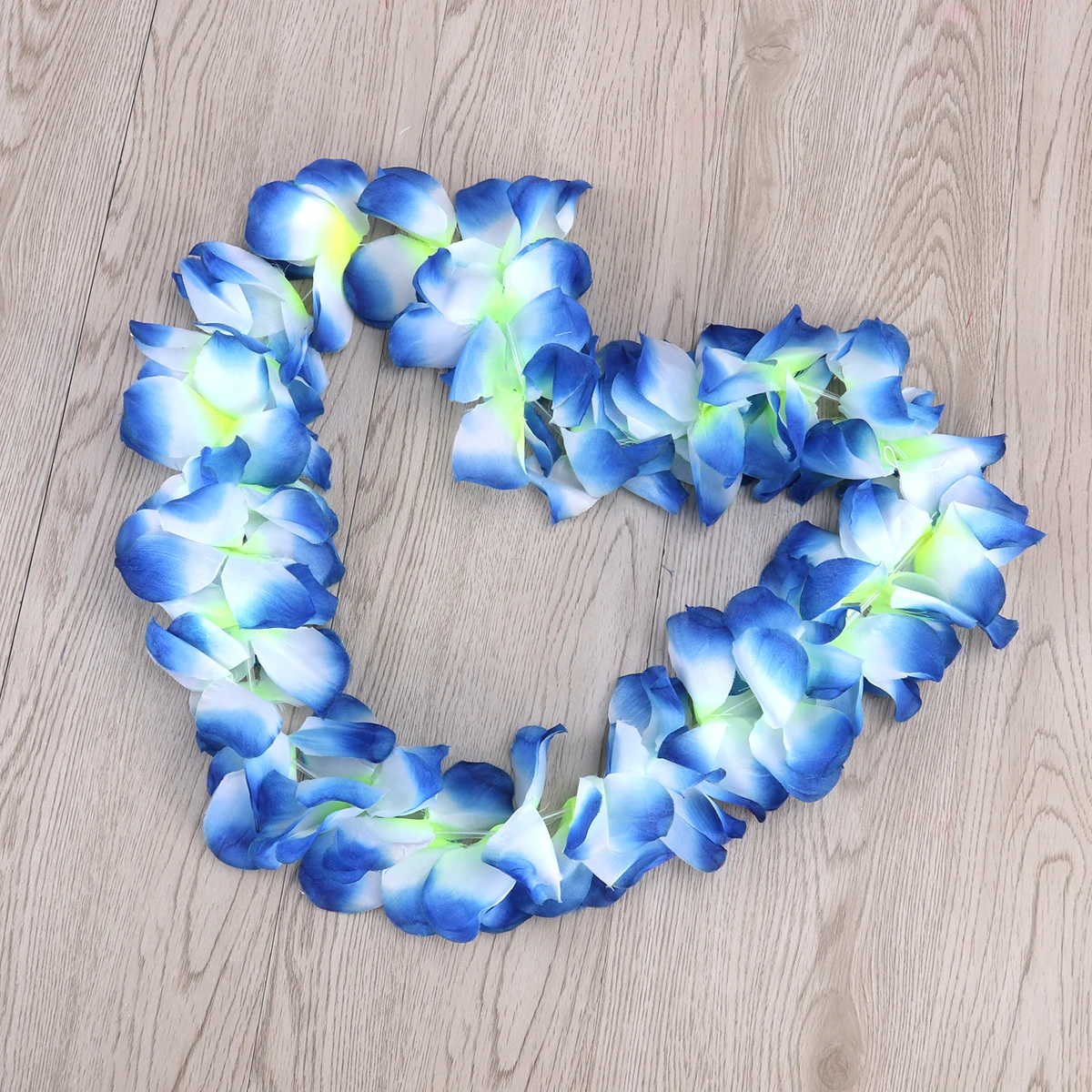 4 pezzi hawaiano Lei ghirlanda floreale ghirlanda primaverile fasce volant corona di fiori accessori realistici fatti a mano per fotografia di viaggio