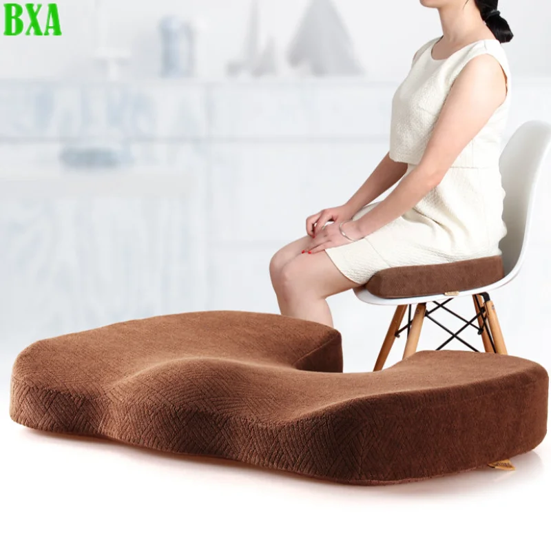 

U Shaped Car Seat Office Chair Memory Foam and Gel Desk Chair Cushion Back Coccyx Sciatica Tailbone Muscle Relax Butt Pillow