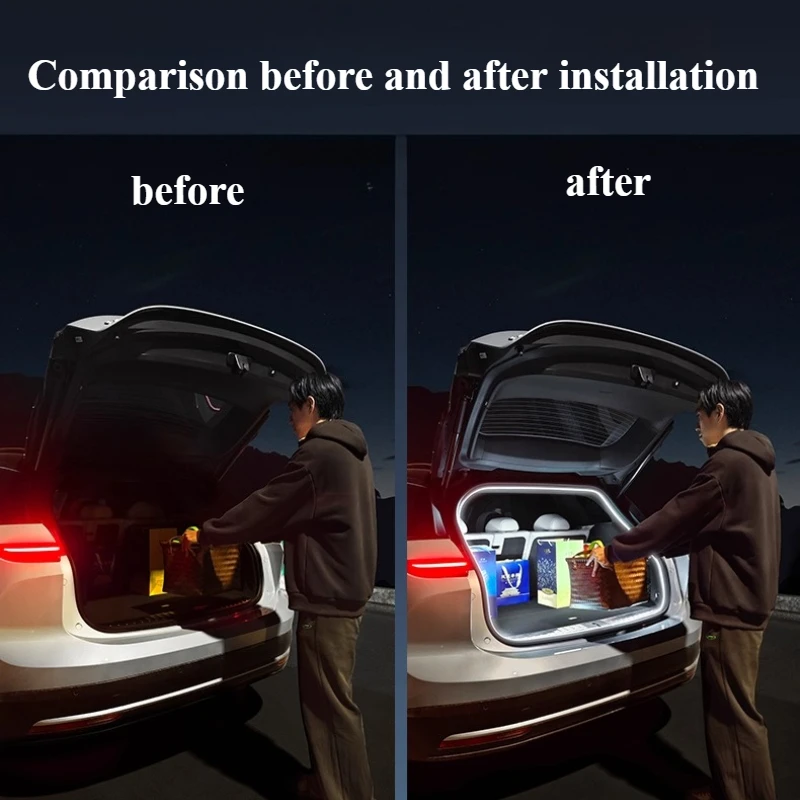 Trunk Water Welcome Car Atmosphere Light with Modified Accessories For DEEPAL S07 S05 S7 G318 SL03 Accesorios Para Auto Tools