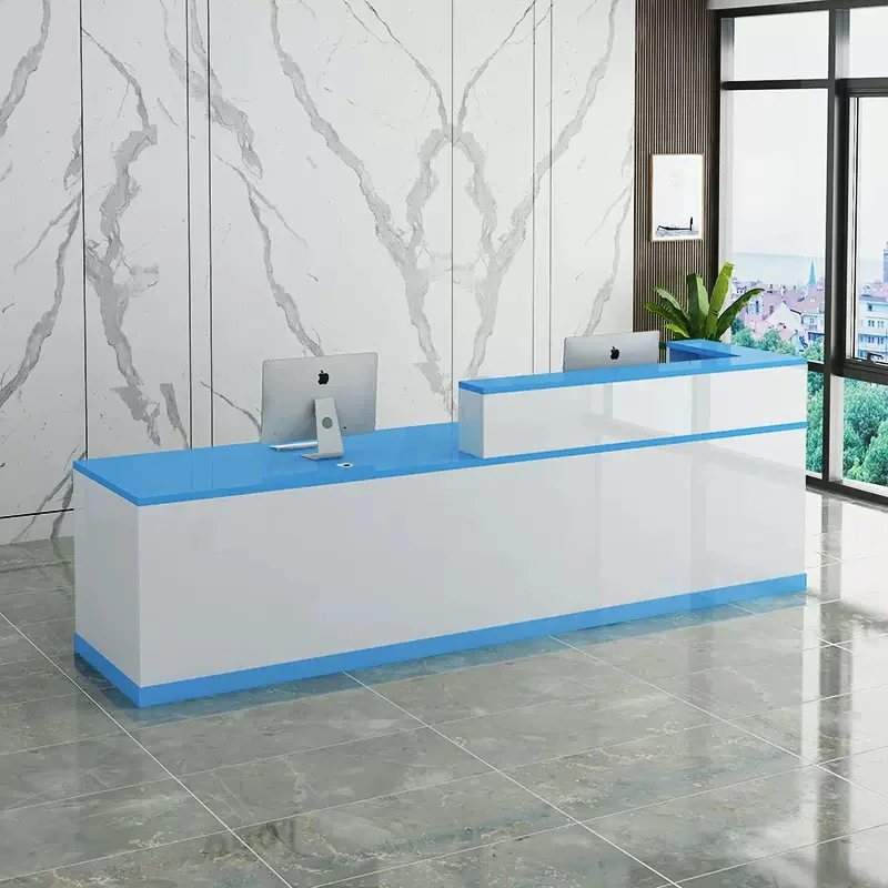 تصميم مكاتب الاستقبال الحديثة متجر الجمال فندق مطعم الشركة التنفيذية مكاتب الاستقبال المنظمون مكتب صالة الأثاث