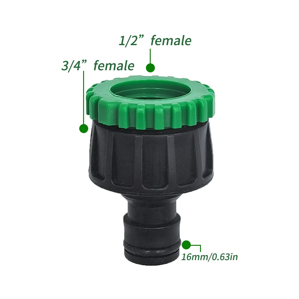 Garden Watering Hose ABS Quick Connector 1/2” End Double Male Hose Coupling Joint Adapter Extender Set For Hose Pipe Tube