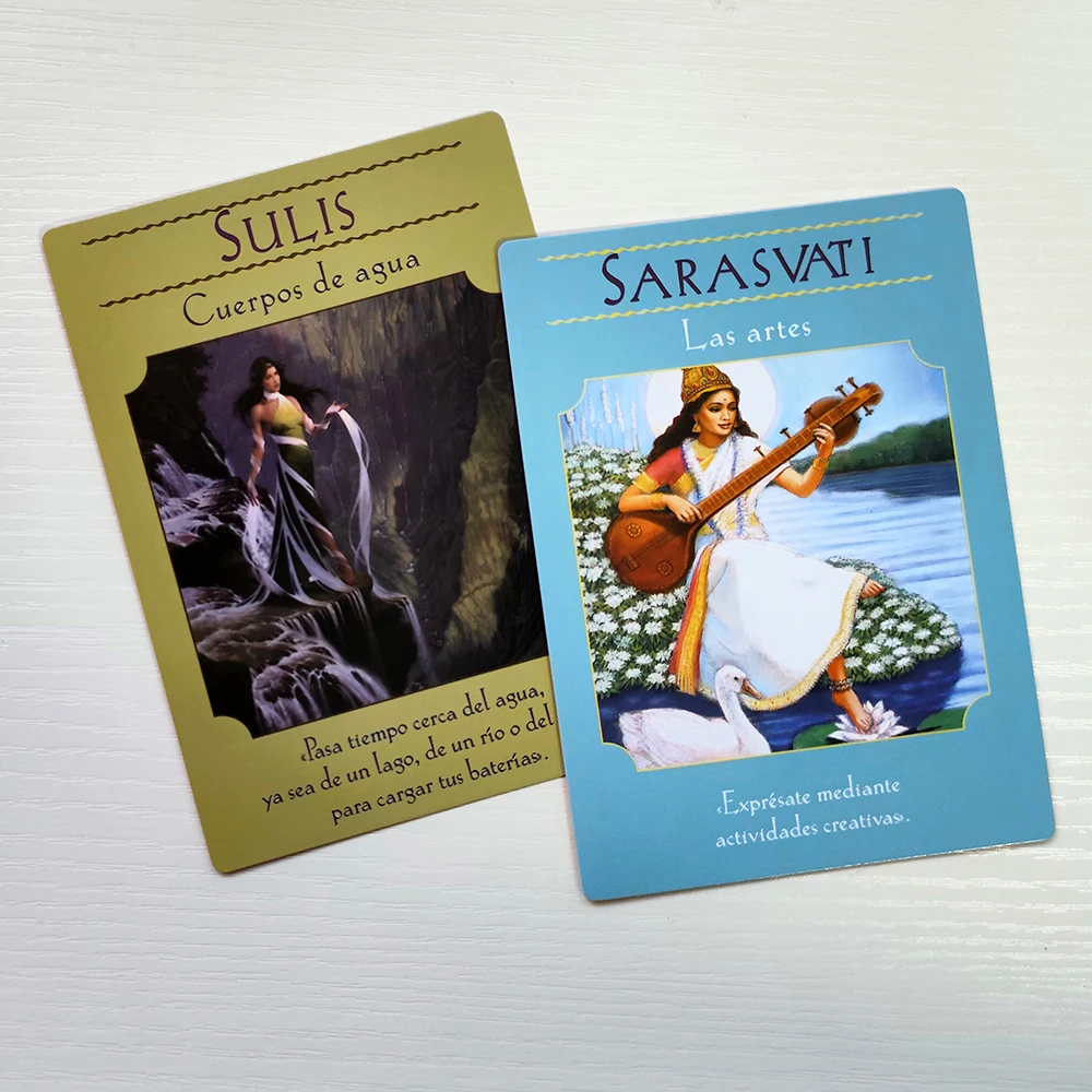 Spanish Edition 1:1 Las Cartas Del Oráculo De Las Diosas: 44 cartas del oráculo y PDF libro guía (Tarot y adivinación)