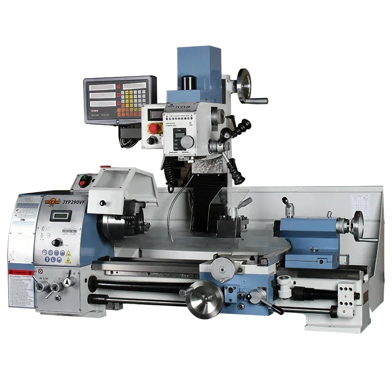 JYP290VF Multi-function Household Lathe Desktop Small Lathe Drilling Rig Drilling And Milling Machine Metal Milling Machine 220V