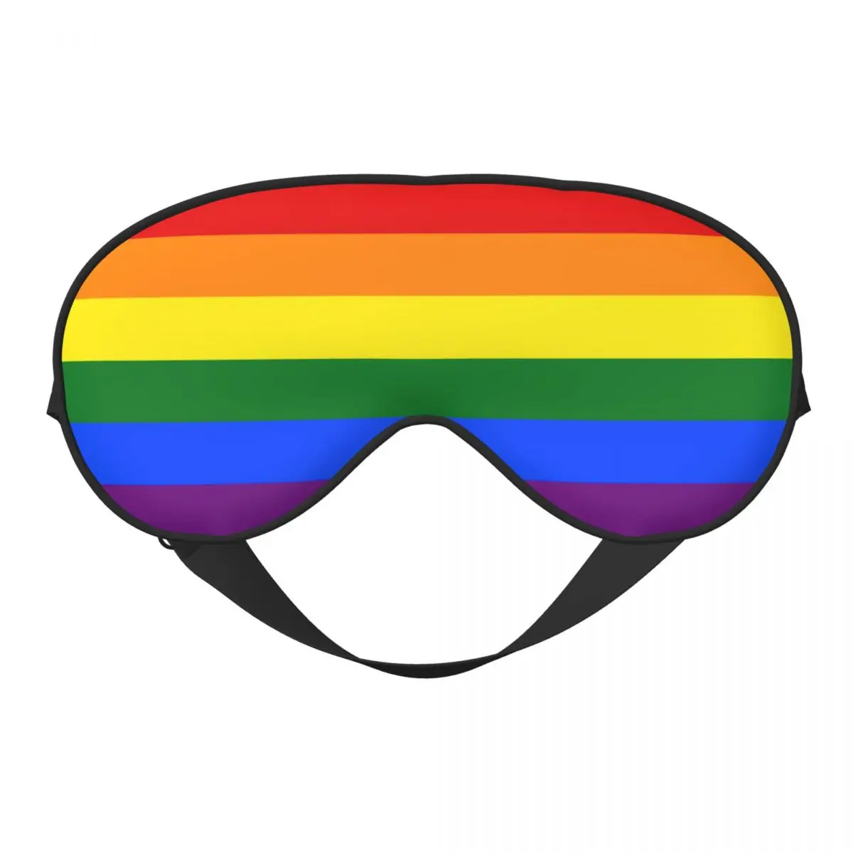 

Custom Gay Pride LGBT Creative Eyepatch Lesbian Rainbow GLBT Blindfold Men Women Travel Sleep Eye Mask Lunch Break Eye Cover