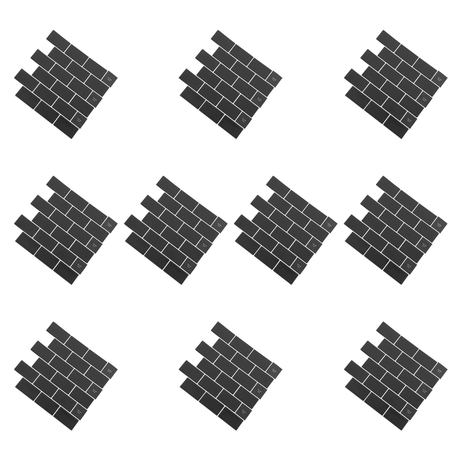 

Peel Stick Tiles For Kitchen Bathroom Self Adhesive Waterproof Oil Proof Wall Backsplash Tile Stickers Splashback Pu