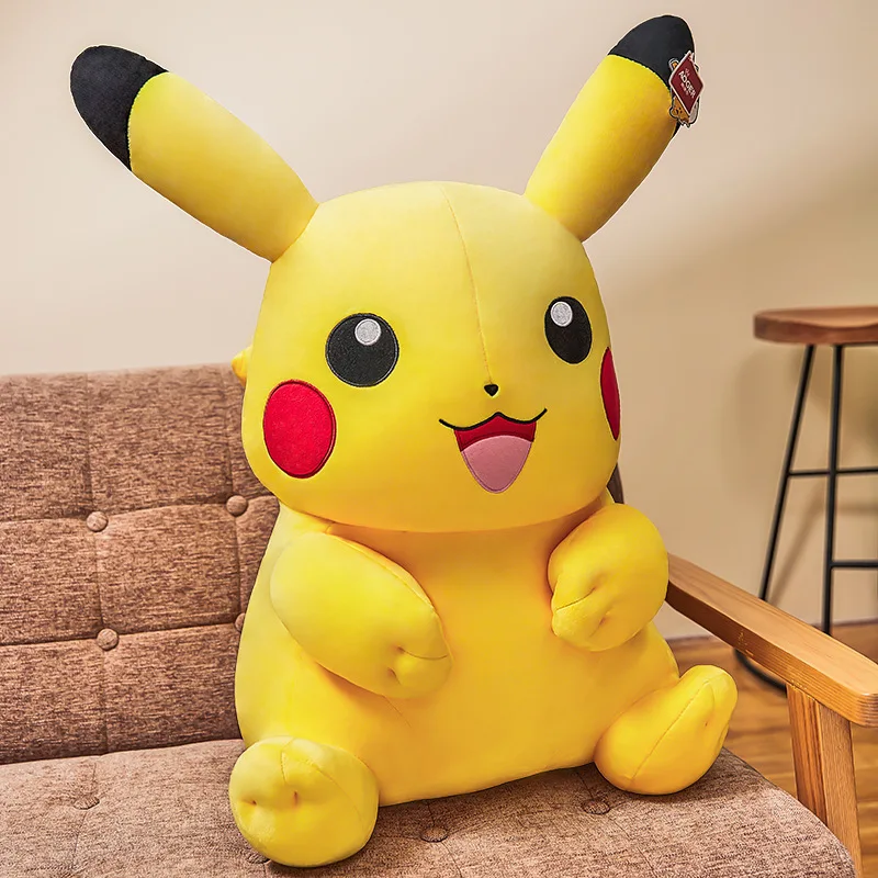 30-80 cm Aoger Original Pokemon Pikachu Plüschtier Umarmung Schlaf Umarmung Kissen Sofa Weiches Kissen Komfort Begleiter Puppe Festival Geschenk
