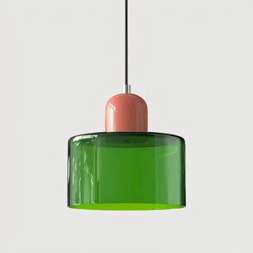Europese Retro Glazen LED-hanglampen Slaapkamer Hoofdeinde hanglamp Restaurant Bar Koffieshop Bar Verlichtingsarmaturen - afbeelding 1