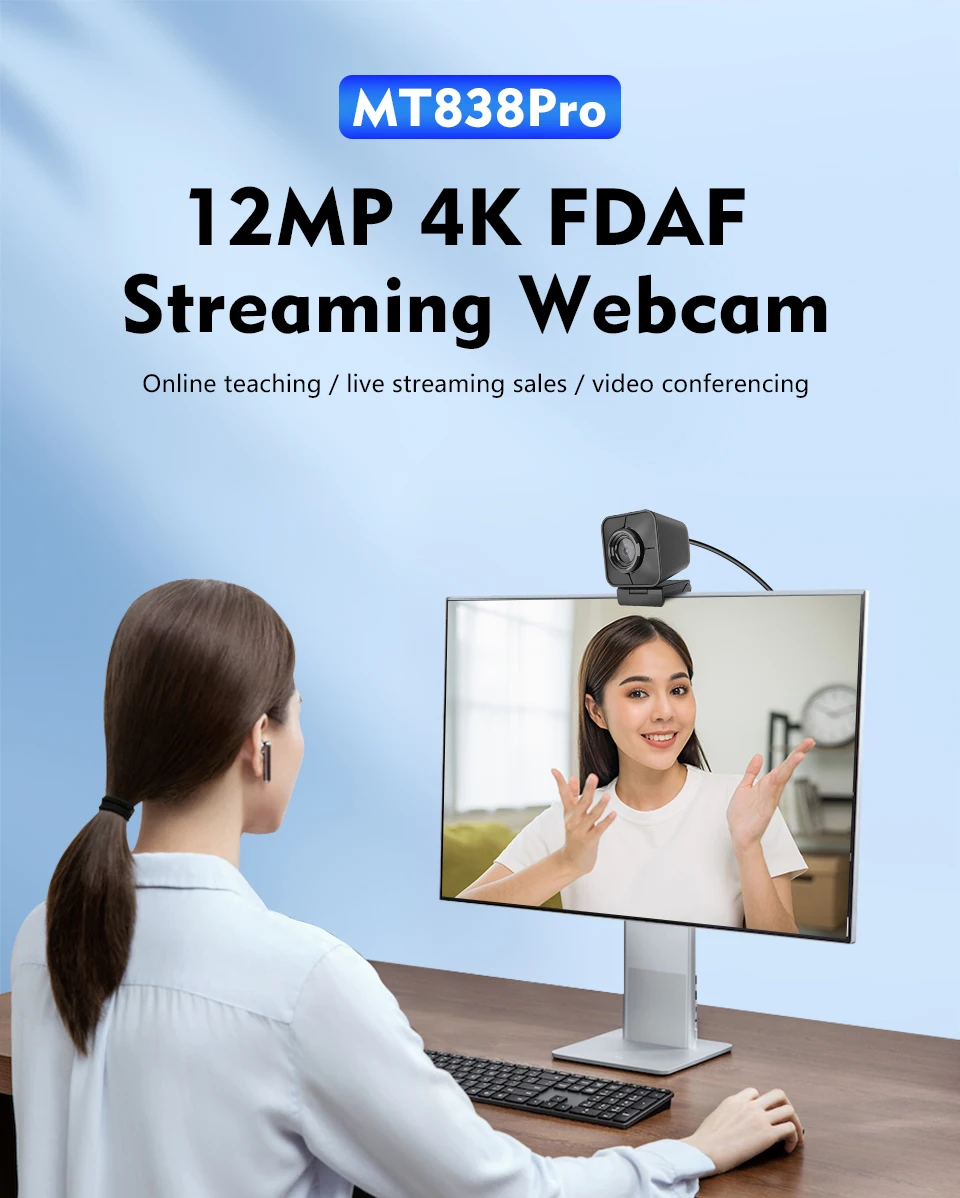 

unique 4K UHD PDAF Streaming Webcam