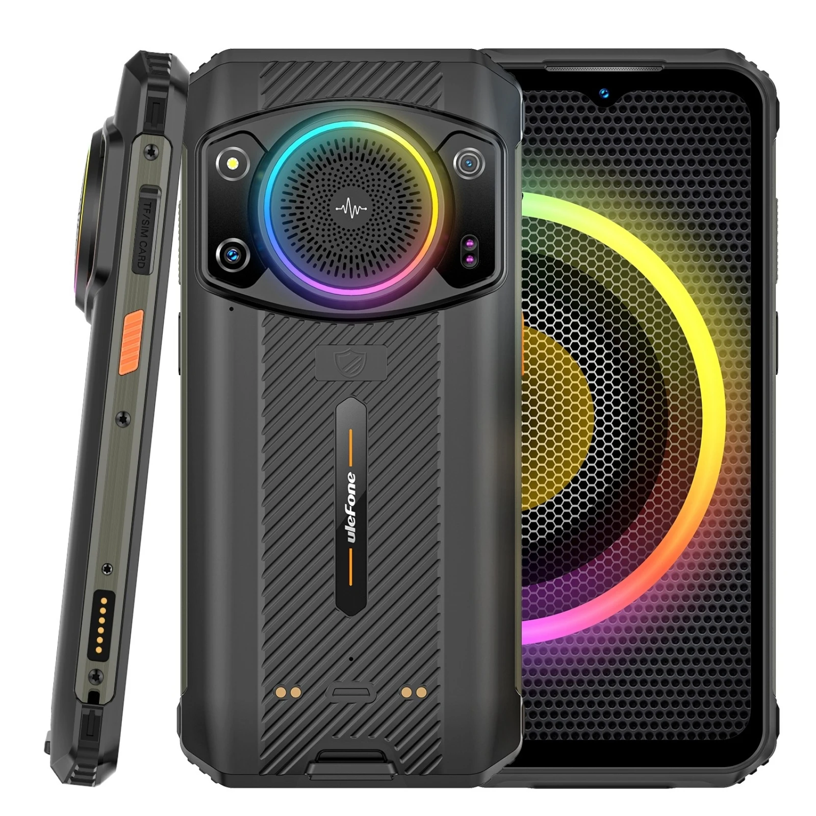 Ulefone Armor 21 8GB + 256GB هاتف متين للرؤية الليلية 9600mAh 6.58 بوصة أندرويد 13 Helio G99 NFC 4G الهاتف الذكي الإصدار العالمي