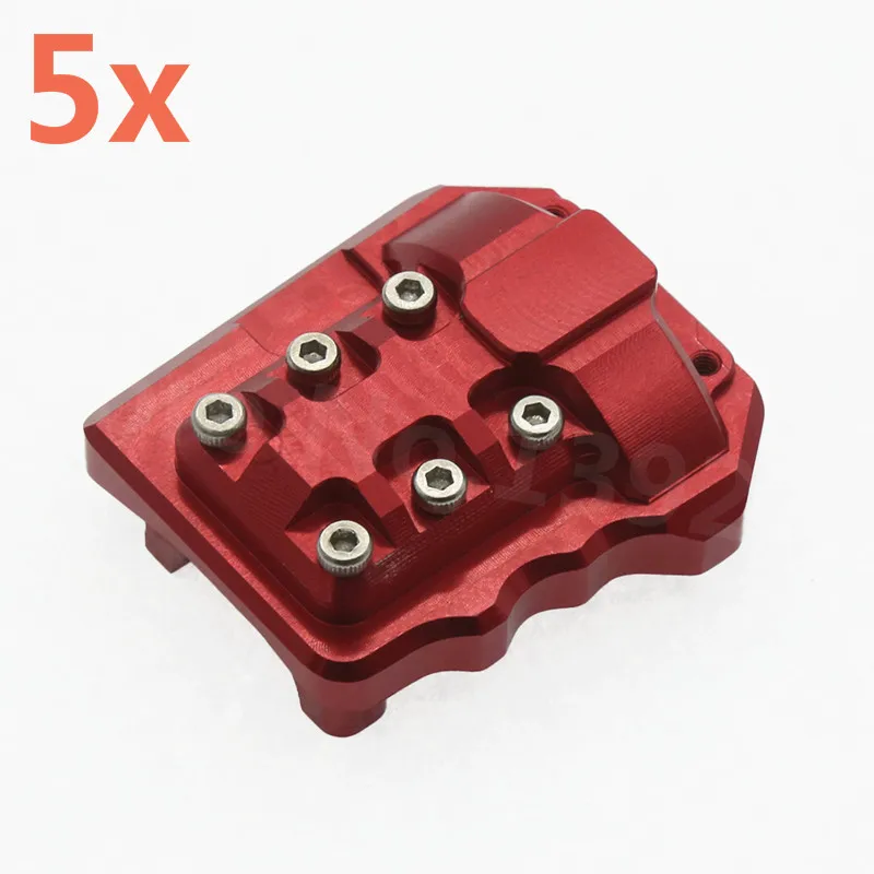 

5pcs 8280 Metal Front or Rear Axle Bridge Differential Cover for 1/10 RC Crawler Cars Traxxas TRX4 TRX-4 Model Climbing Parts