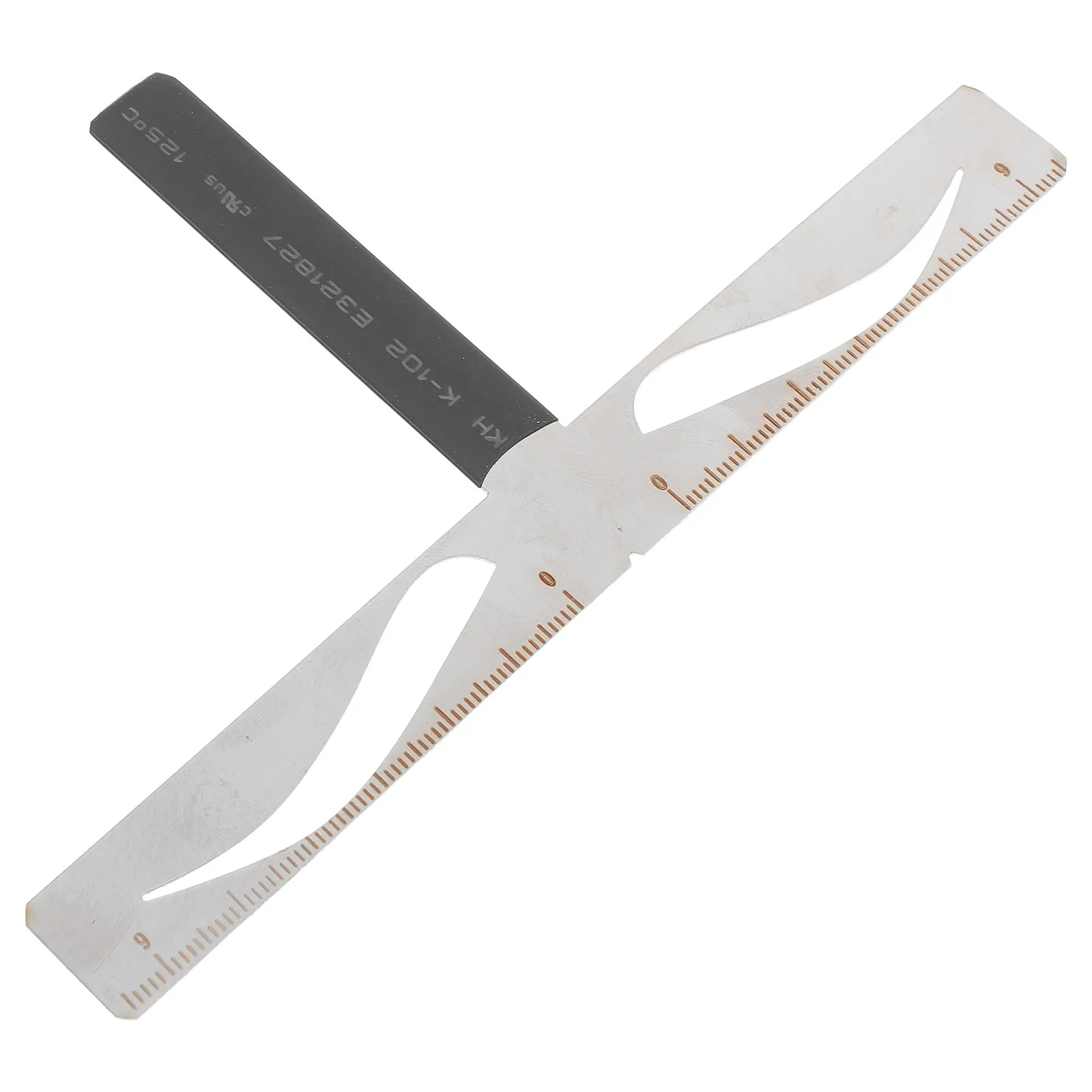 Eyebrow Ruler Stencil Kit Reusable Three-Point Classic Balance Positioning Tool Fast Makeup Brow Stamps Natural Symmetrical