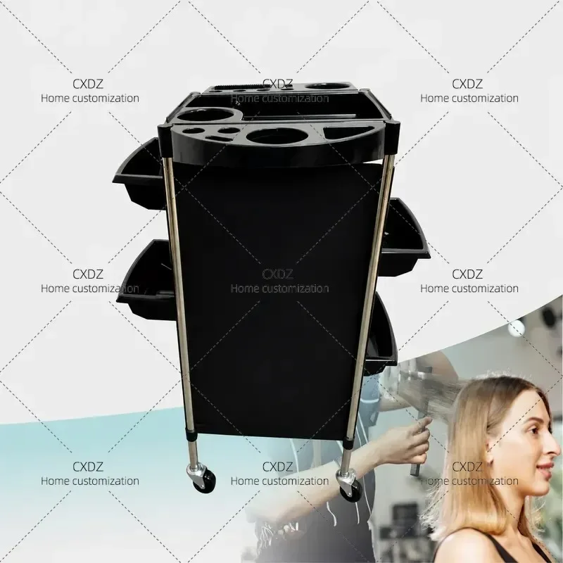 Beauty Salon Cart Barber Shop Household Removable Storage Rack Multi Layer Tray Tool Trolley Wholesale