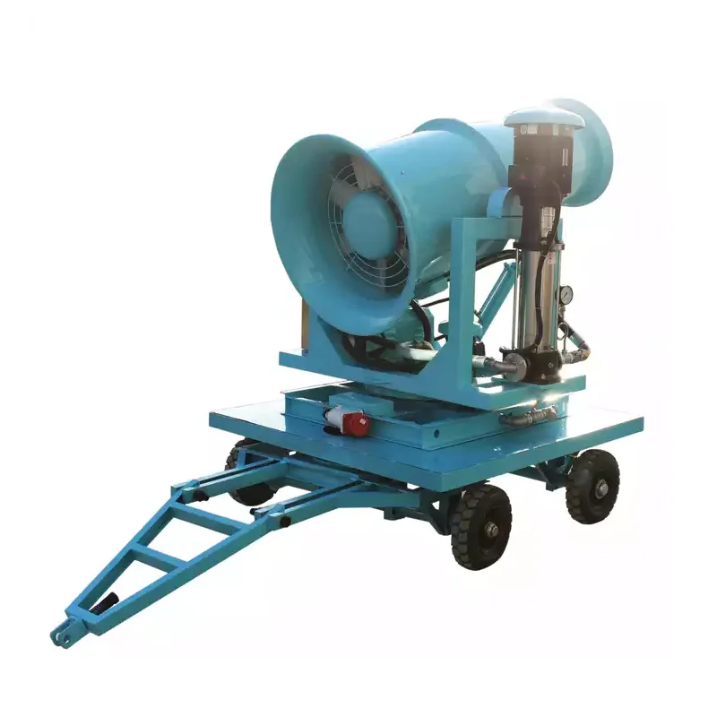 

50M Trailer Mist Cannon Machine Coal Mine Dust Control Fog Cannon Machine Dust Suppression Fog Machine Fine Fog Cannon Machine