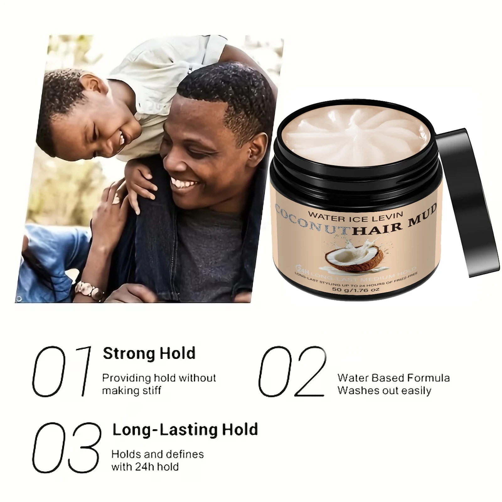 Water Ice Levin Coconut Hair M - Coconut Wax Flake recensie en prijs