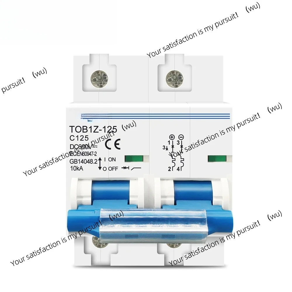 

ZOCI-2P DC MCB 600V 125A 100A 80A Circuit breaker FOR PV System C curve Battery Main Switch