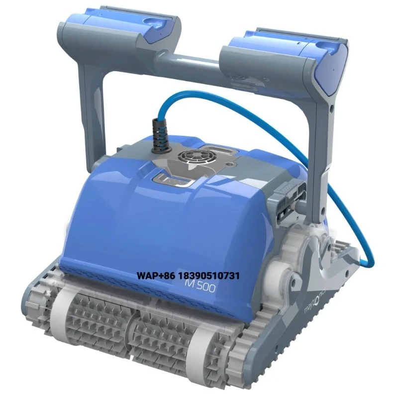 Dolphin App-Controlled High Efficiency Floor Wall Cleaning Robot 17m3/h Suction Automatic Pool Cleaner Model M500 100-250V