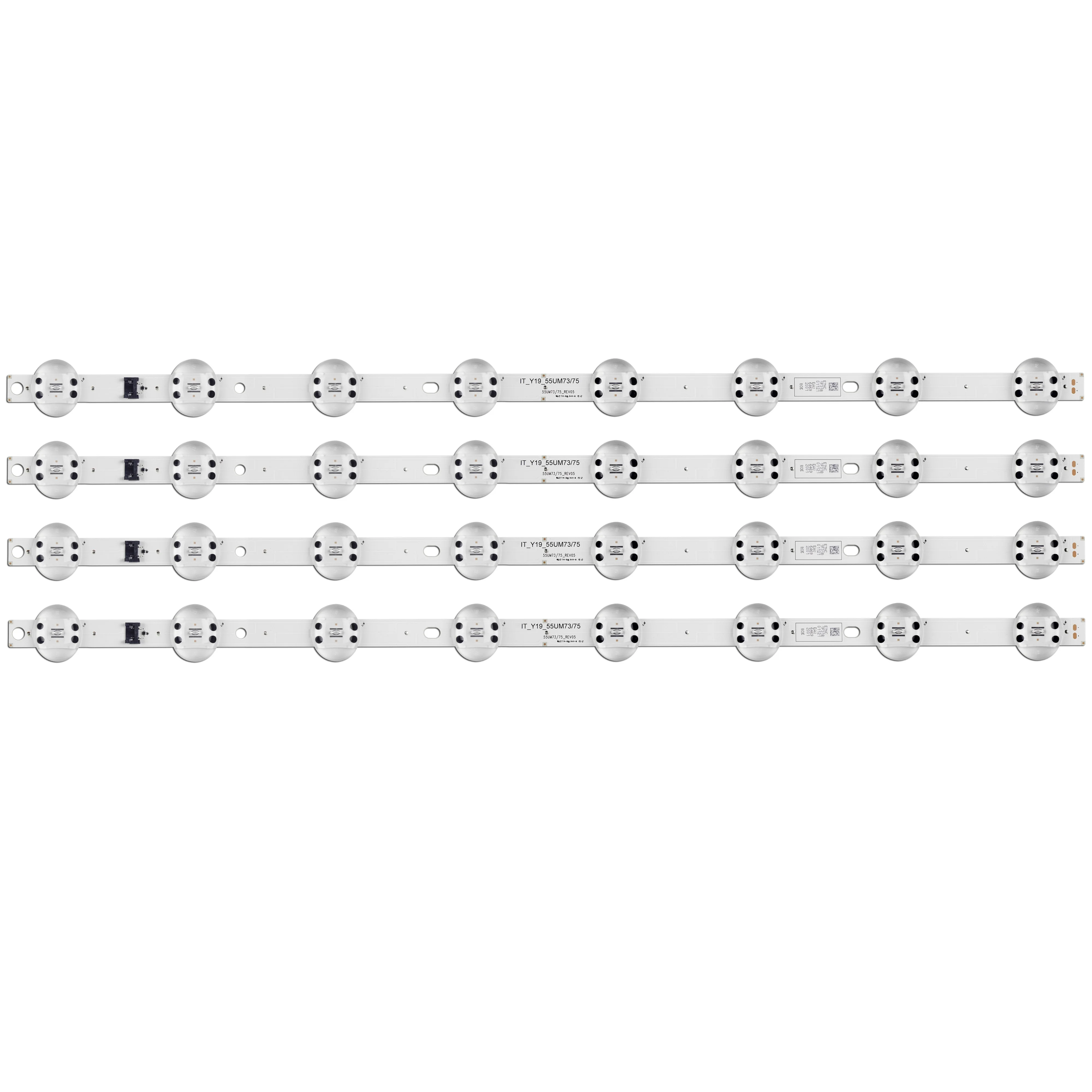 4pcs LED Strips For Y19 55UM73/75 REV05 55UN7300PUF 55UN7300AUD EAV64592001 EAJ65006601 EAJ65430601 55UP7500PSF 55UN7310PSC