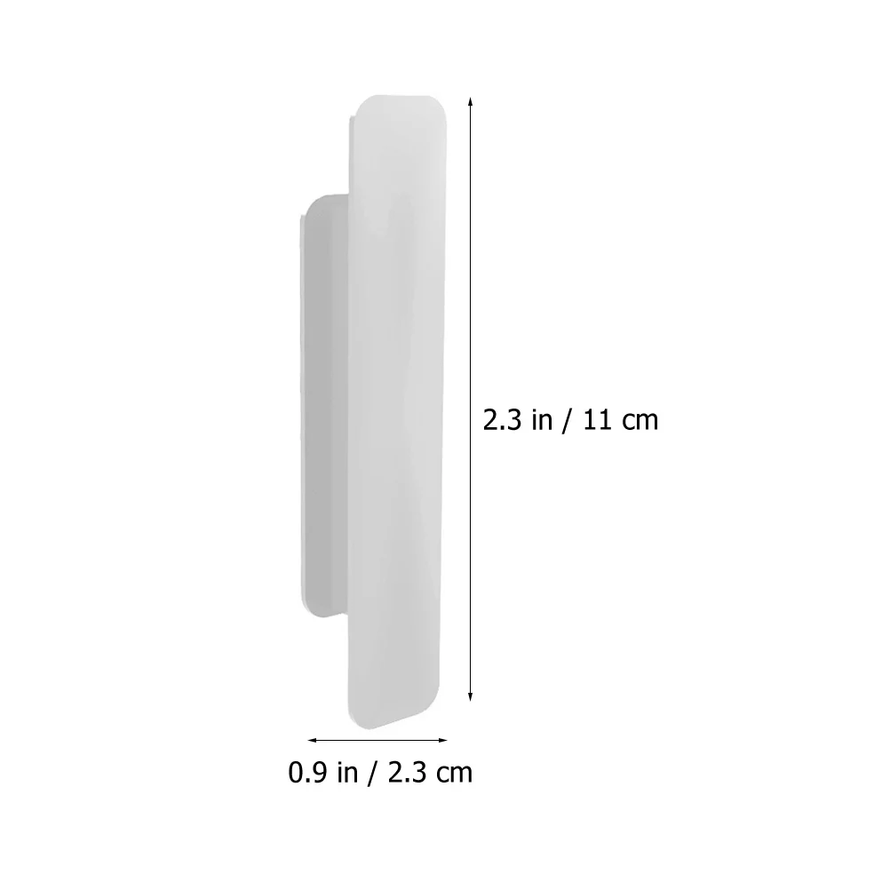 

8Pairs Sliding Door Handle Adhesive Barn Door Puller No Drill Installation Weather Resistant Plastic Push Pull Knob for Closet