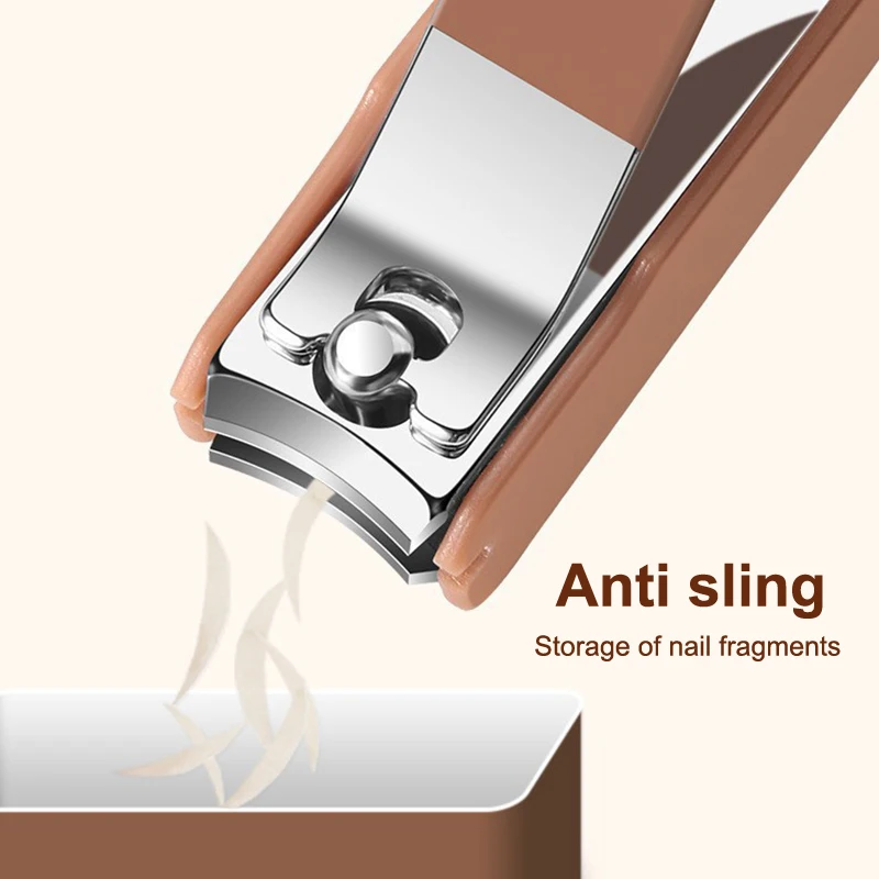 25 Kit de toilettage de voyage Kit de soins personnels ensemble de coupe-ongles en acier inoxydable 6/8 pièces outils professionnels pour ongles marron/blanc manucure