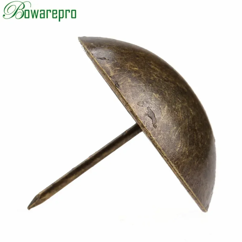 1Pc 40MM Antique Brass Upholstery Nail Decorative Upholstery Tacks Stud Jewelry Wooden Box Furniture Decorative Pushpin Doornail