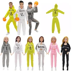 1Set 30cm Ken Doll Clothes Sports Suit Daily Wear Dolls Clothes for Ken the Boyfriend Sports Clothes 1/6 Ken Doll Accessories