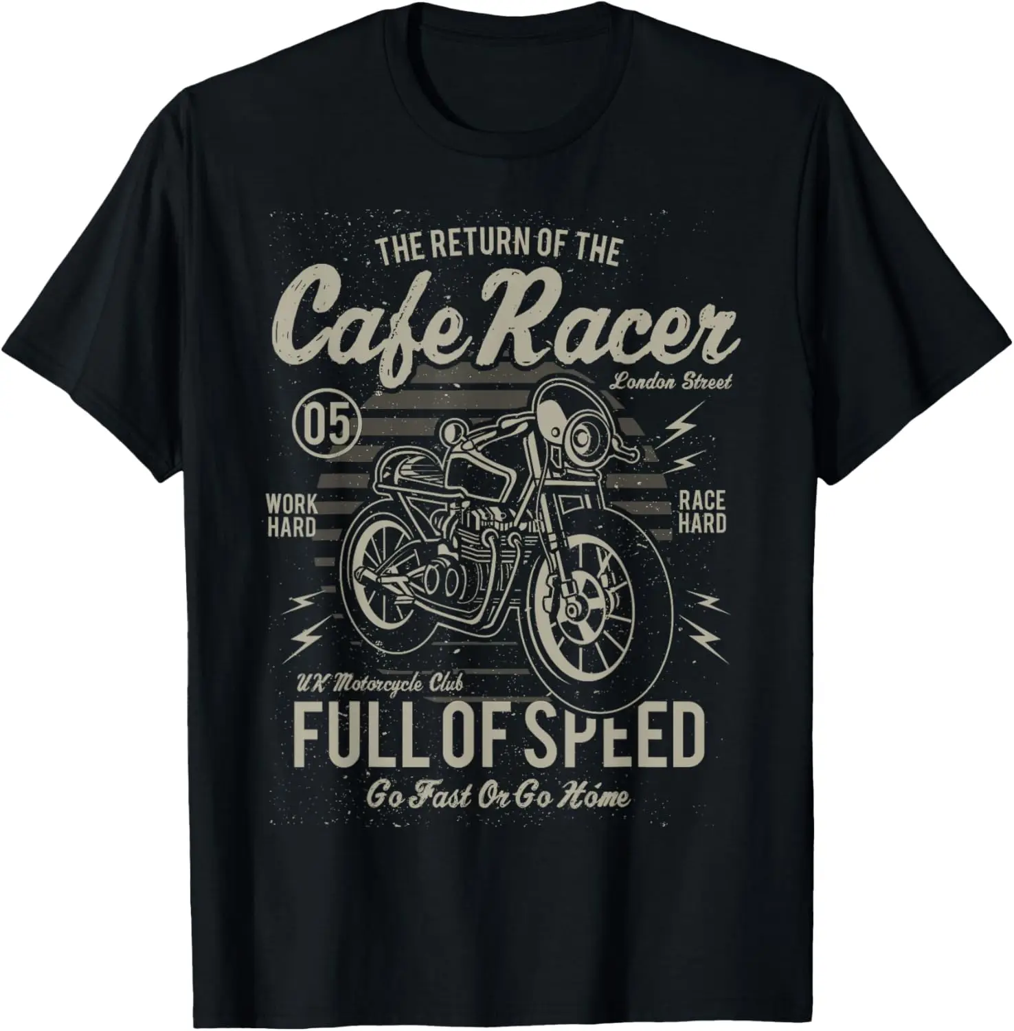 

Retro Motorcycle Racer Distressed T-Shirt Motorcycle