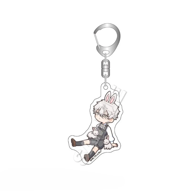 Anime Peripherals Rabbit Ryusei Shido Figure Acrylic Stand Rin Itoshi Figurine Acrylic Pendant Hyoma Chigiri Decoration Toys view 5