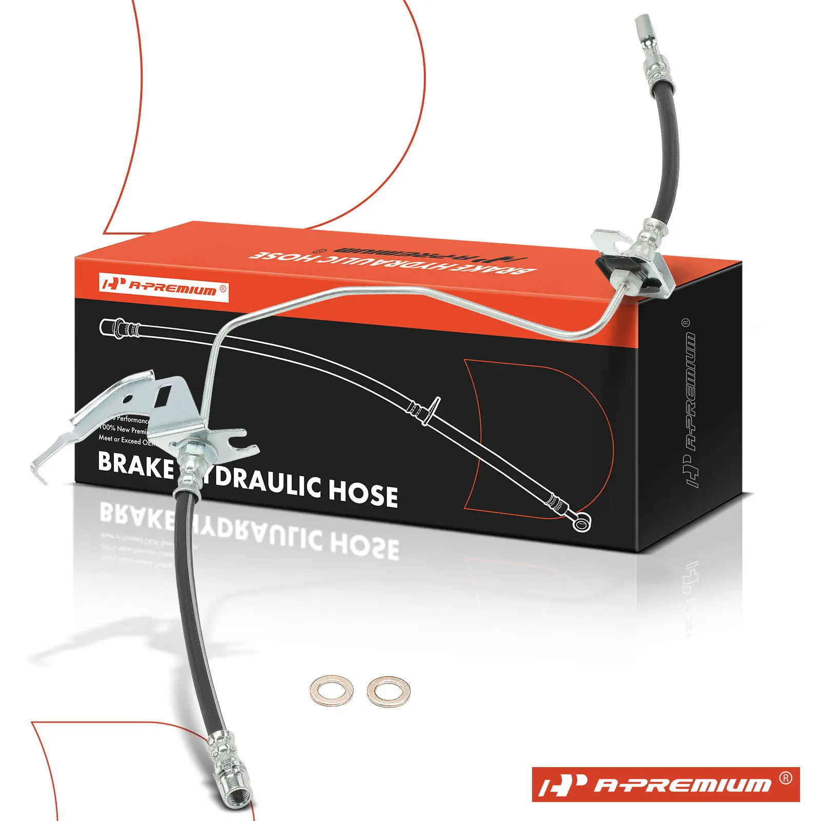 A-Premium Rear Driver Side Brake Hydraulic Hose for Saturn Astra 2008 L4 1.8L 13116136