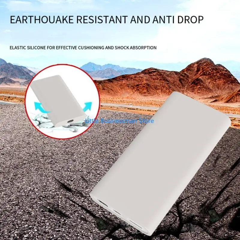 Lightweight Silicone Protector Skin for 100W Mobile Power Providing Shock Absorption Scratch Resistance M76A