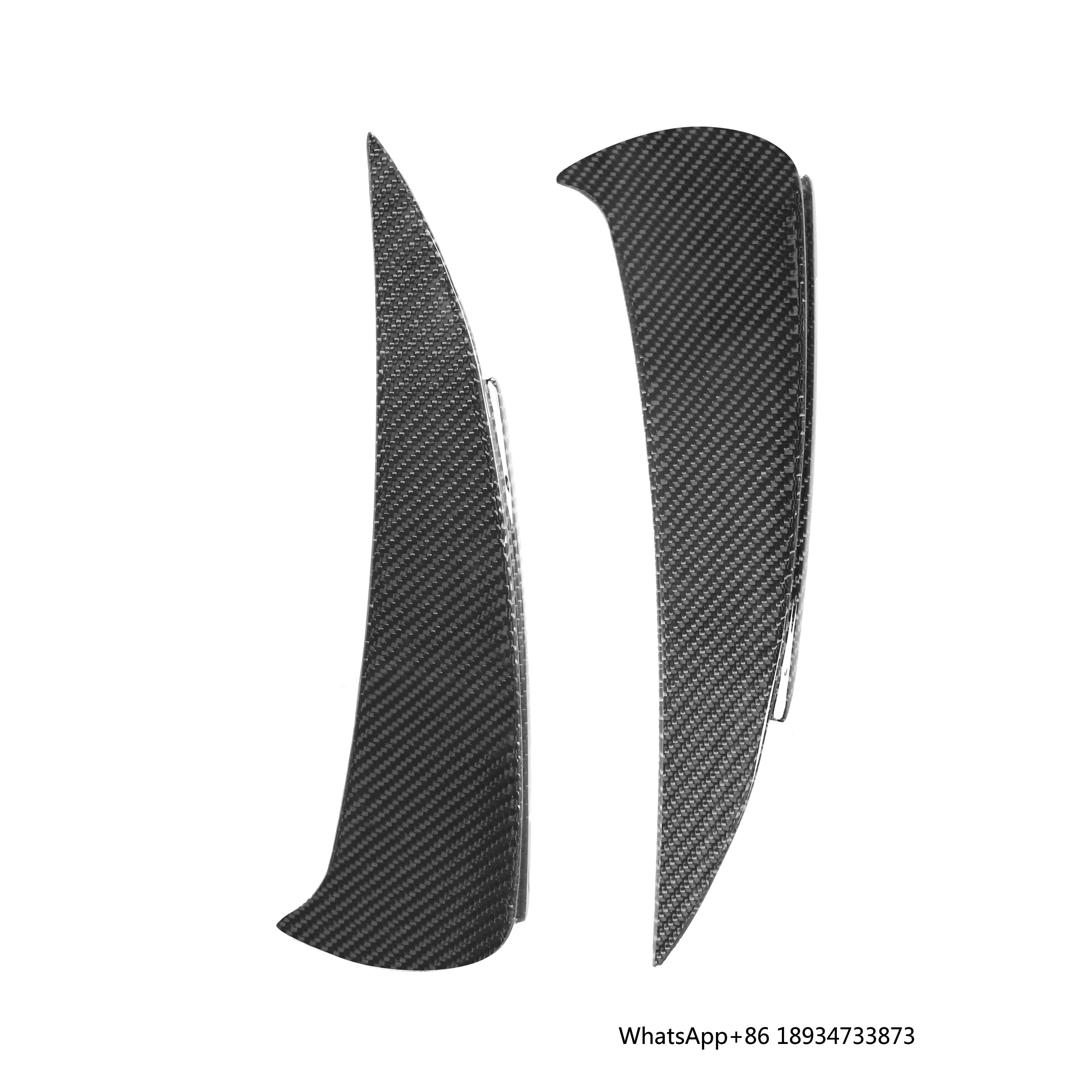 Real Carbon Fiber Rear Canards Splitters 2PCS Carbon Fiber Auto Part for Mercedes Benz C Class W214 4-Door 2024-IN