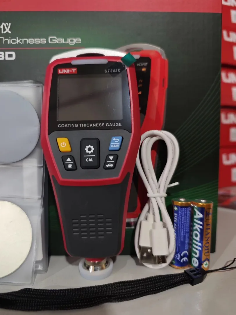 1pc UNI-T UT343D Coating Thickness Gauge 0~1250um Ferrous/ Non-Ferrous *SY