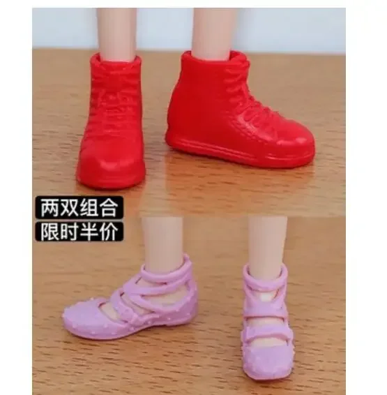 New Doll high heels flat feet shoes boots gifts accessories for your 1/6  Bbie dolls TopupQ4