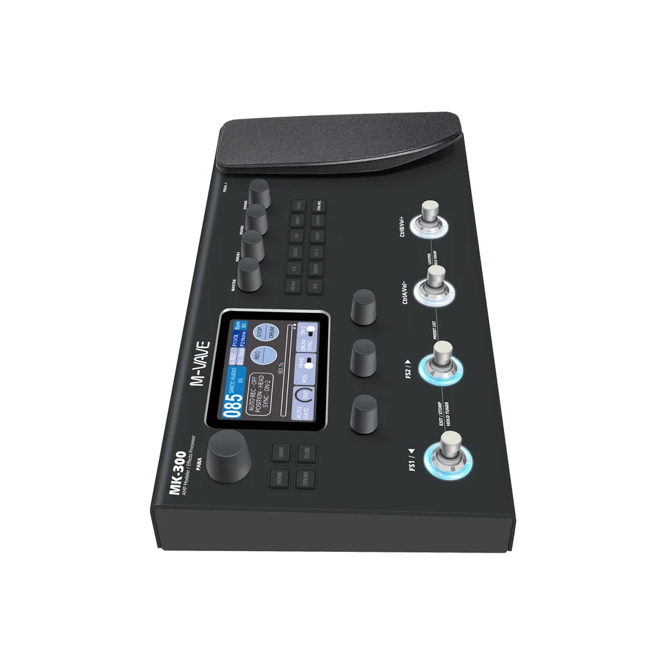 M-VAVE MK-300 Black Multi-Effects Pedal 11 Modules