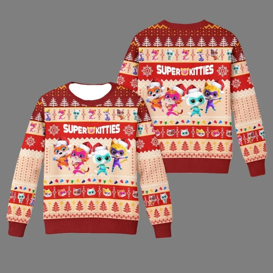 

Тема анимационной коллекции Disney, уродливый свитер для рождественской вечеринки, толстовка с круглым вырезом, увеличенный топ для взрослых, осень/зима, новый стиль