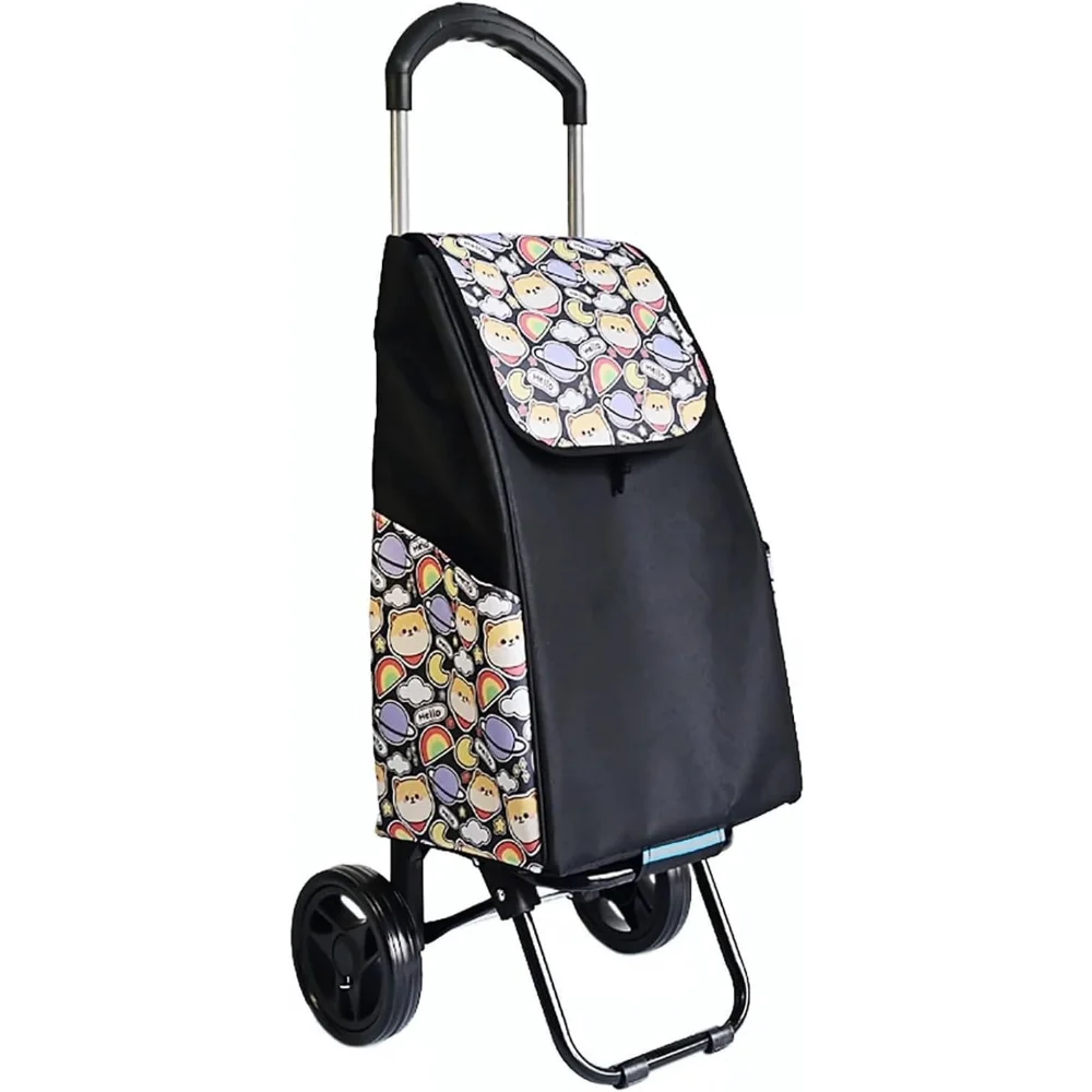 

Replacement Bag Shopping,Shopping Trolley， Folding Shopping Cart with Wheels Portable Grocery Cart for Stair Climbing