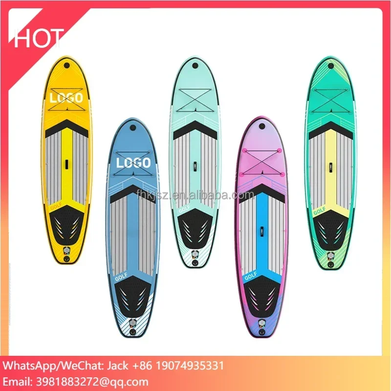Custom Inflatable Sup 10'6*32*6 Inflatable Padel Board With Non-Slip Comfort Deck