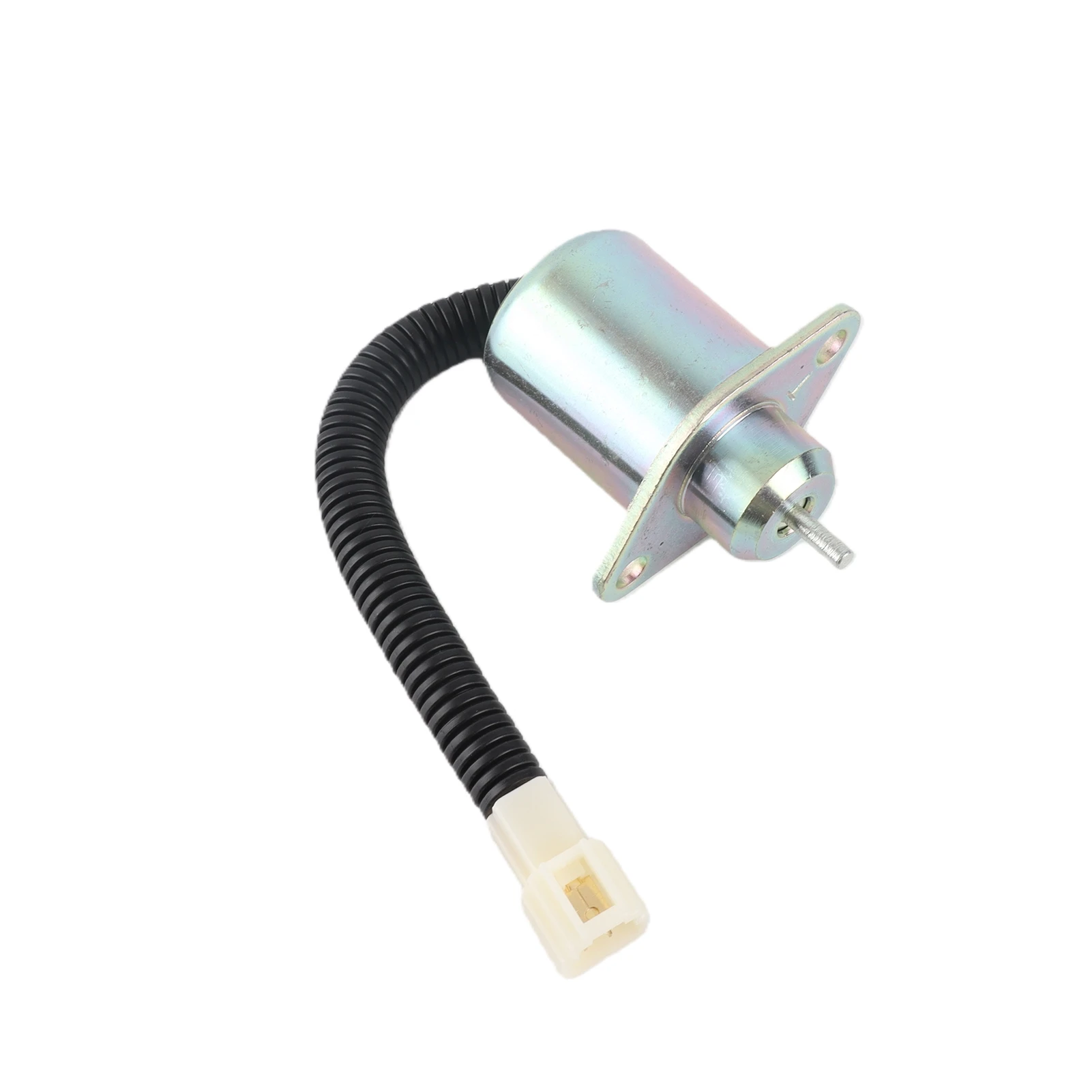 12V Fuel Shut Off Solenoid Valve 1503es 12a5uc5s Accurate Anti Interference Generator Fuel Shutdown Stop Solenoid for Replacemen