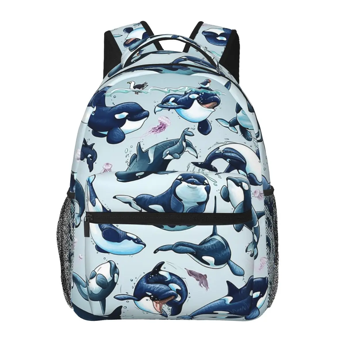 

Рюкзак с специальным нейтральным фоном The Killer Whale Party, Лидер продаж, детский рюкзак, школьная сумка, сумки на плечо для мужчин и женщин