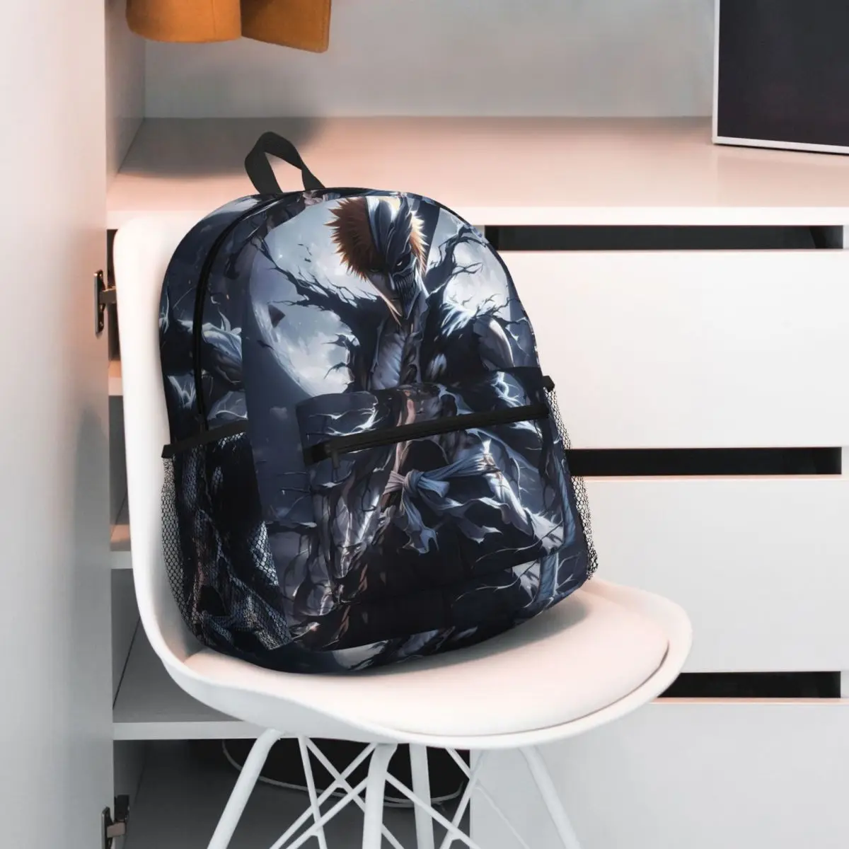 

Bleach CartoonStudent Backpack School Bag Hiking Travel Daypack for Boys Girls Fashion Bookbag Shoulder Bags