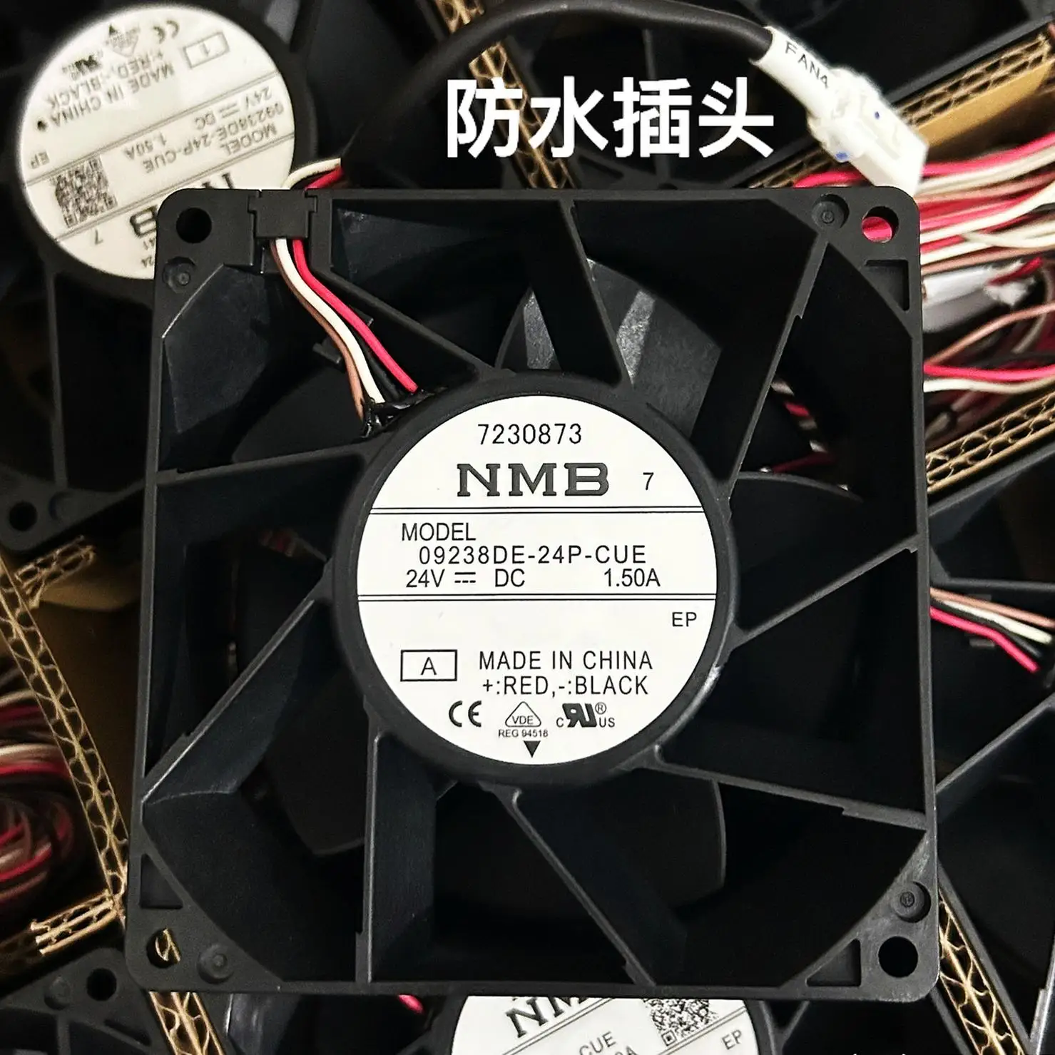 새로운 오리지널 09238DE-24P-CUE 24V 1.50A 9038 90x90x38mm 냉각 팬 라디에이터
