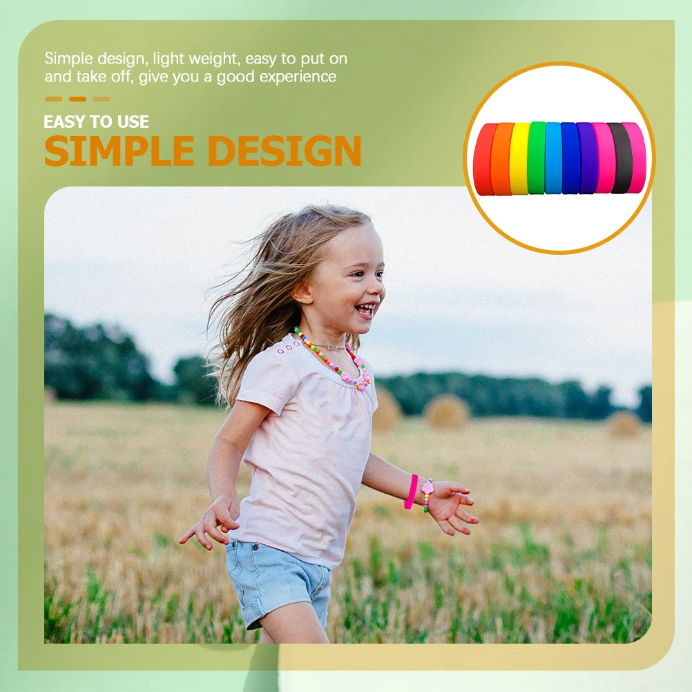 

100Pcs Silicone Wristbands Solid Color Bracelets for Men Women Party Favors Lightweight Easy to Wear Silicone Bracelets