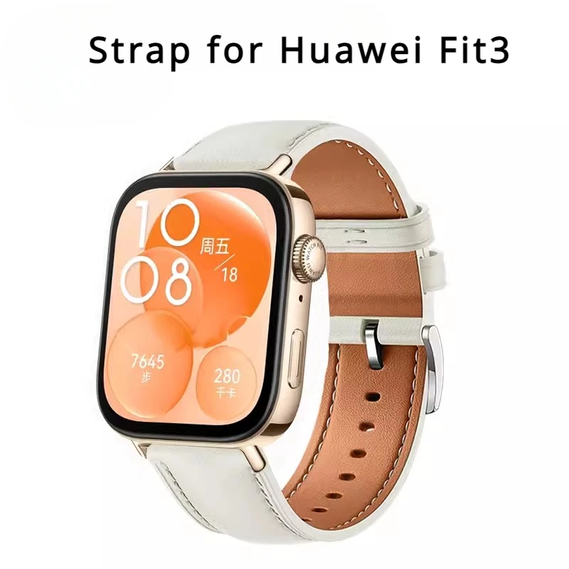 

Кожаный ремешок для Huawei Fit3, 22 мм, официальный одинаковый браслет для наручных часов Huawei Fit 3, браслет для умных часов