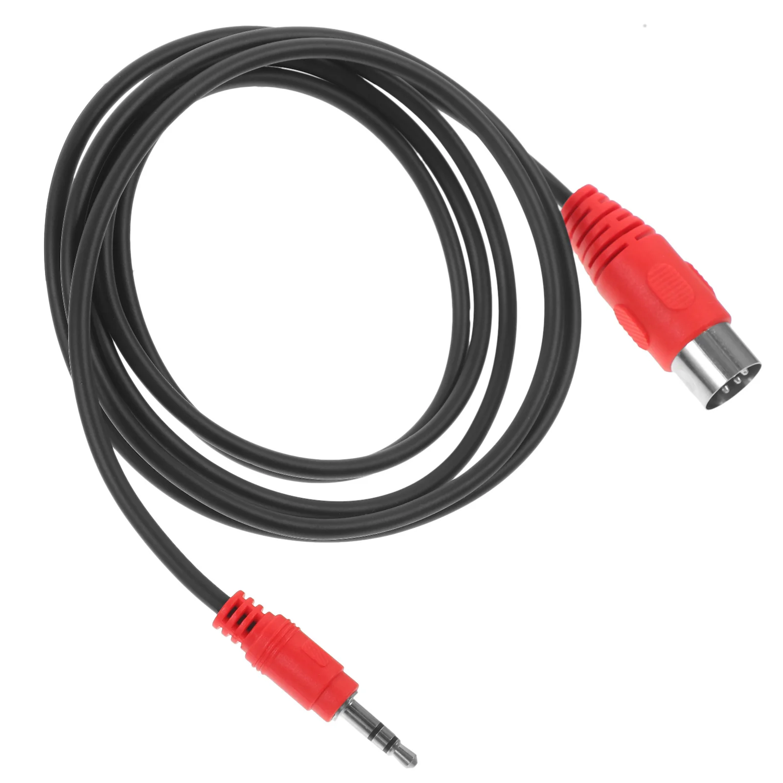 

3.5Mm To Midi 5 Pin Audio Adapter Cable 1.5M Right Angle Stereo Jack Cord For Piano Sound Card Keyboard Dvd System