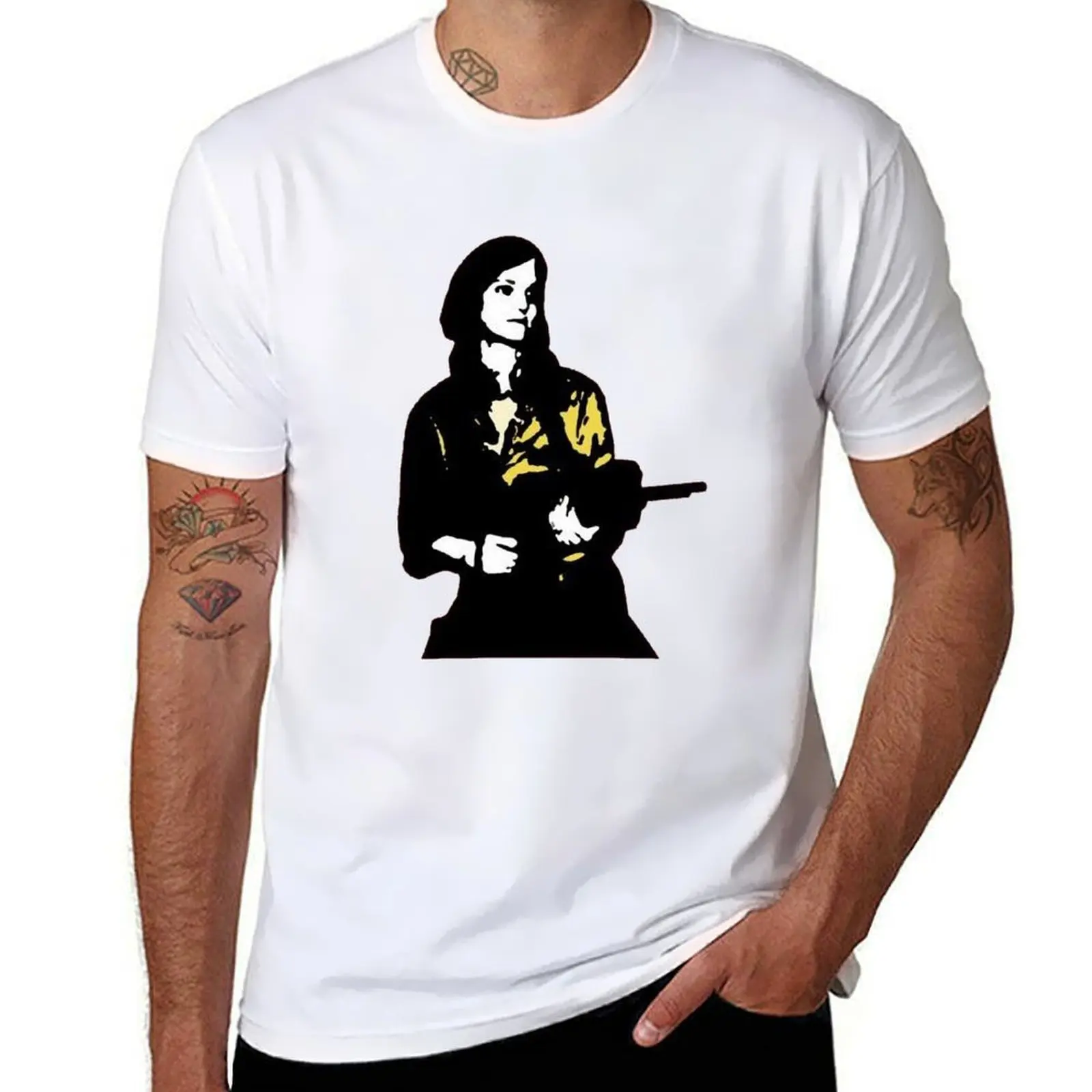 Guerrilla The Taking Of Patty Hearst T-Shirt man t shirt luxury t shirts for man graphic funny T-Shirt