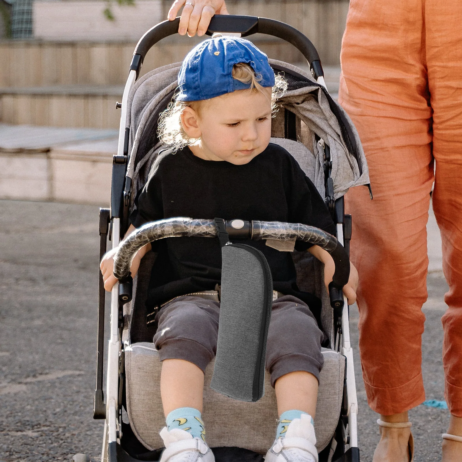 

Изолированная сумка для бутылочек, легкая сумка для хранения детских бутылочек из полиэстера, дорожная термосумка, подвесная коляска на запястье