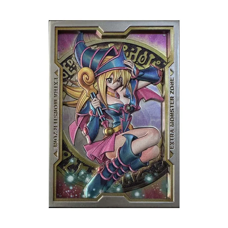 Japanese Anime Yu-Gi-Oh! Homemade DIY Black Magician Girl Collectible card toy Christmas birthday gift